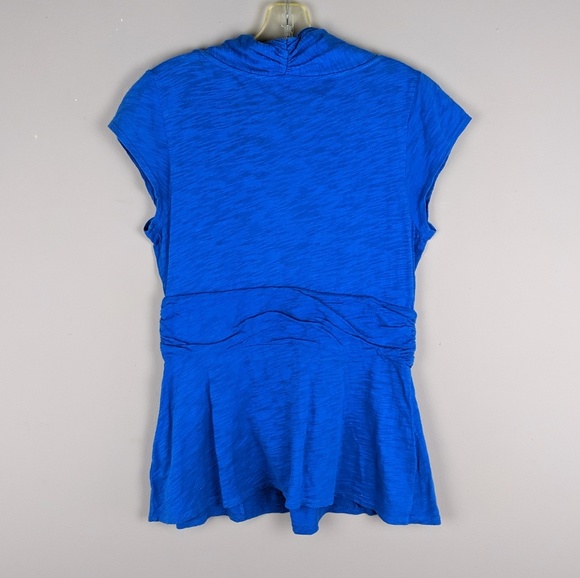 Anthropologie | Blue Belted Blouse - H11 - Picture 2 of 5